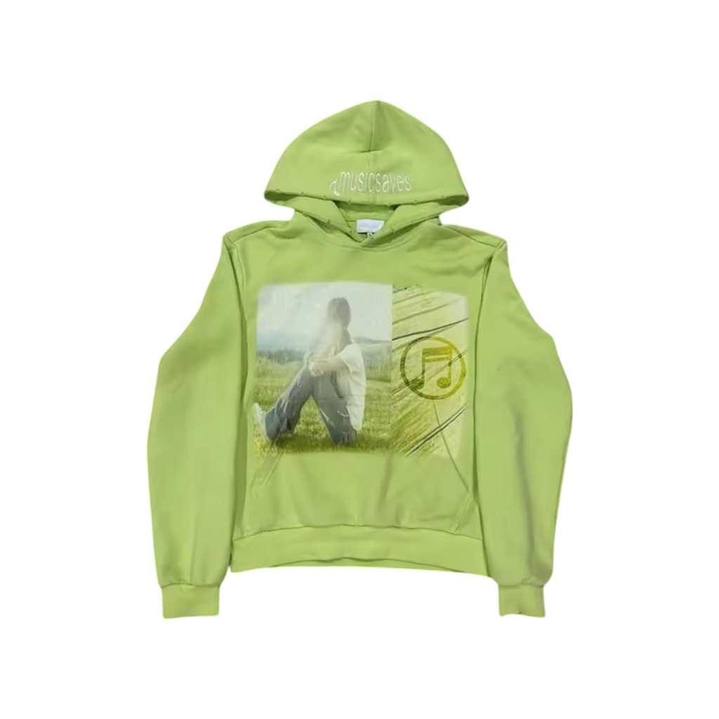 'MUSICSAVES' HOODIE 𖦏