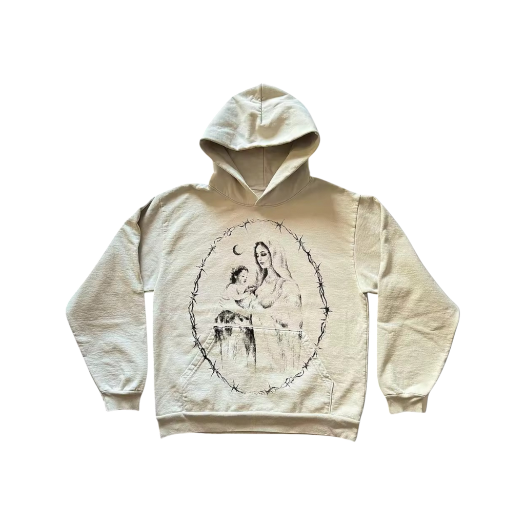 ‘VIRGIN MARY’ HOODIE 𖦏