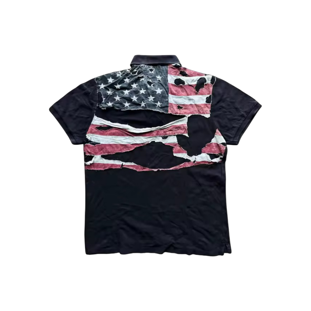 ‘DISTRESSED’ POLO 𖦏