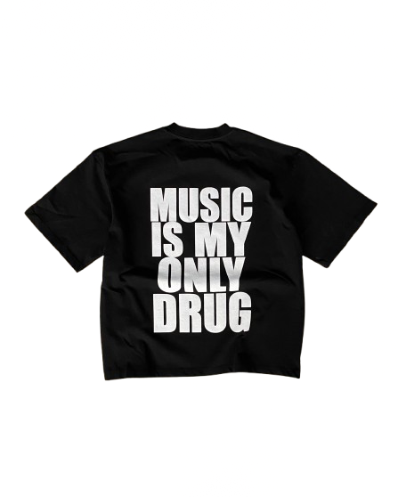 'MUSIC IS MY ONLY DRXG’ TEE 𖦏